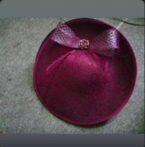 Wine Bow Hat