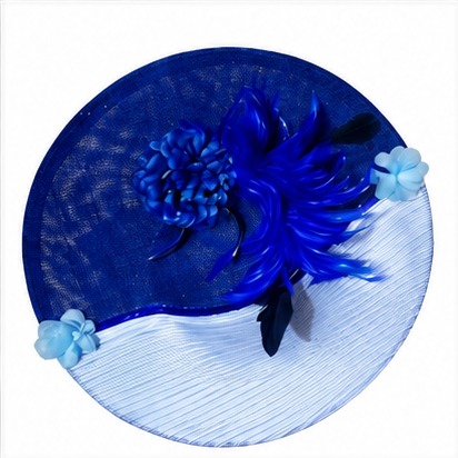 Blue Fascinator